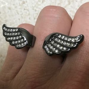 4/$15 Park Lane Tungsten and CZ Ring